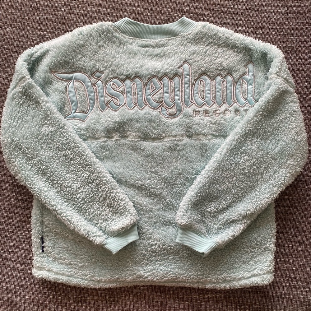 Disneyland Resort Mint Green Fleece Sweater